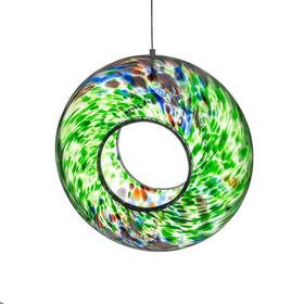 Glass Hanging Bird Feeder - by Sienna Glass