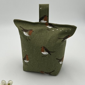 Robin Door Stop, Sophie Allport, Green Xmas Decor