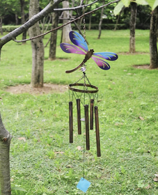 Colourful Garden Dragonfly Wind-Chime
