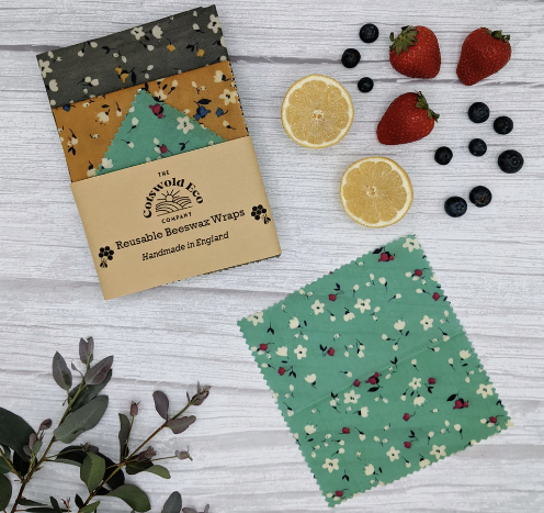 Handmade Beeswax Wraps - Set of 3