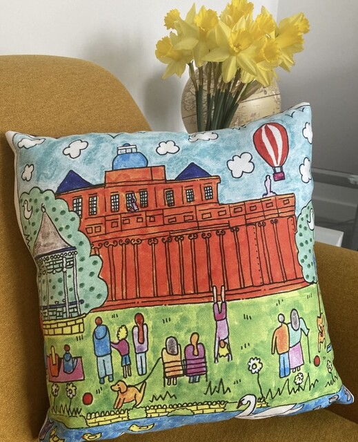 Cushion - Pittville Park and Pump Room