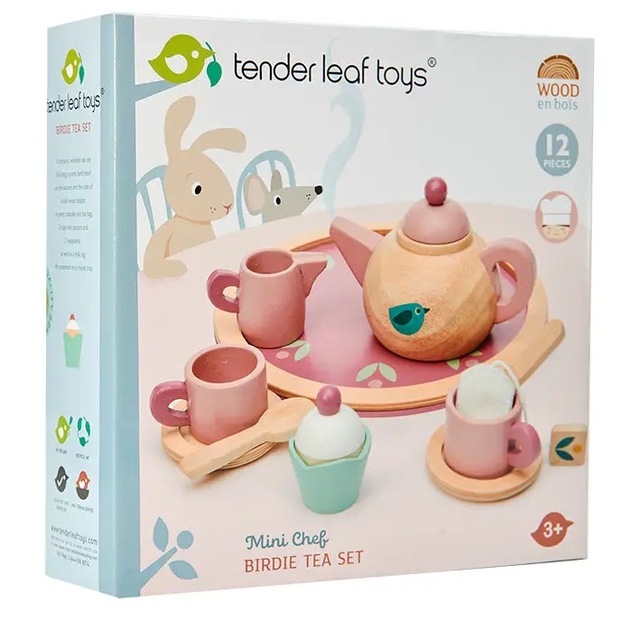 Birdie Tea Set - by Tender Lea Toys