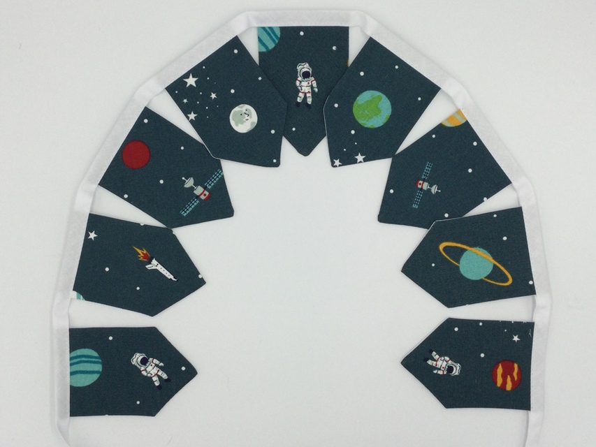 Space Mini Bunting, Nursery Children's Decoration