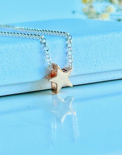 Rose Gold Star Necklace