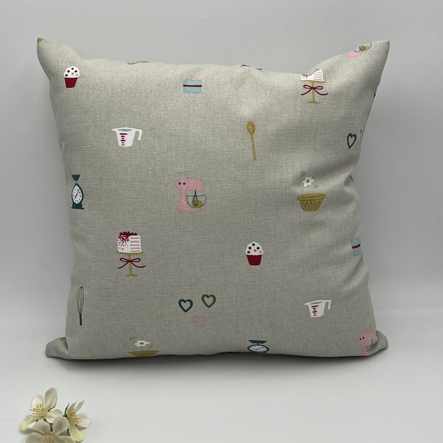 Baking Themed Kitchen Cushion with Inner Pad