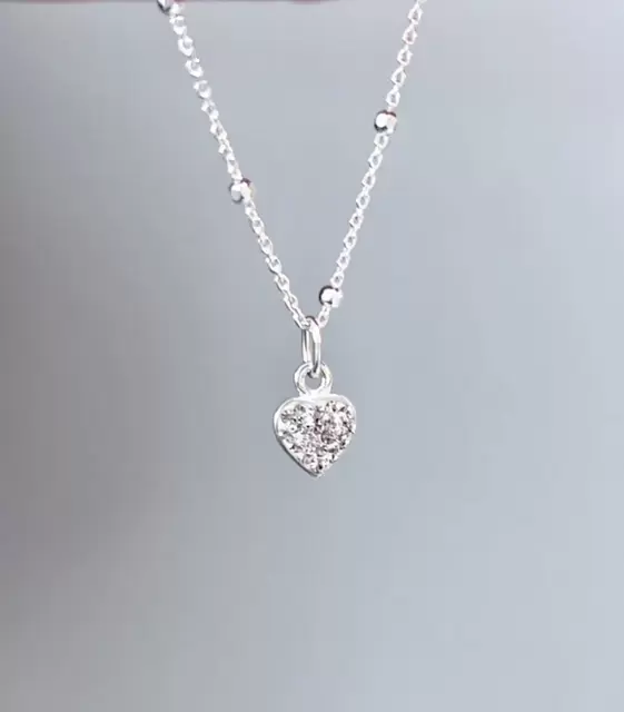 Sparkly Heart Necklace