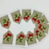 Strawberry Mini Bunting, Summer Garden Decoration