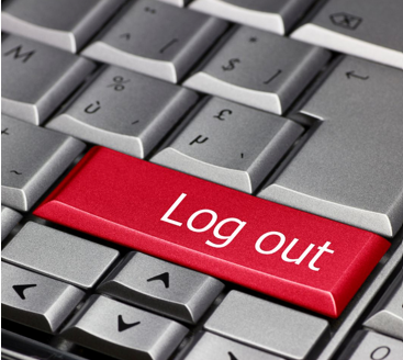 Screenshot 2025-08-06 173503 Image of a log out button on a keyboard