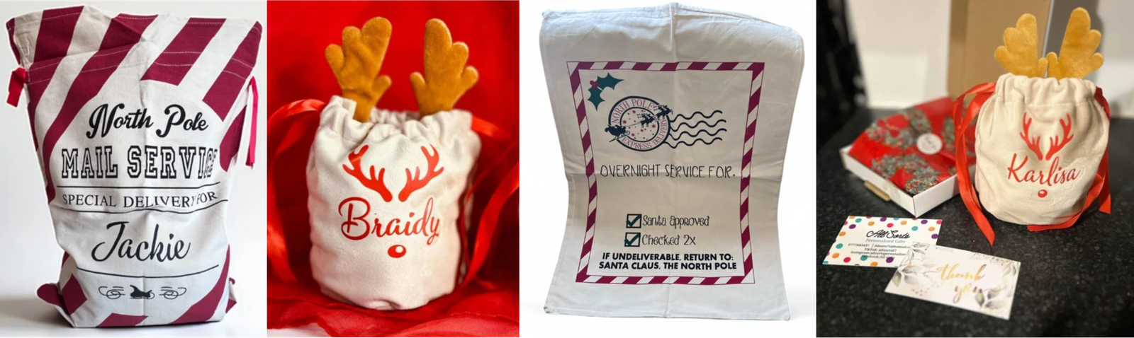 Image of Christmas sacks for gifts