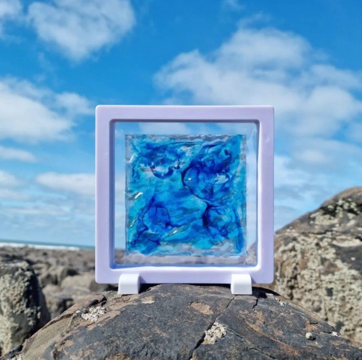 Image of ocean themed art piece