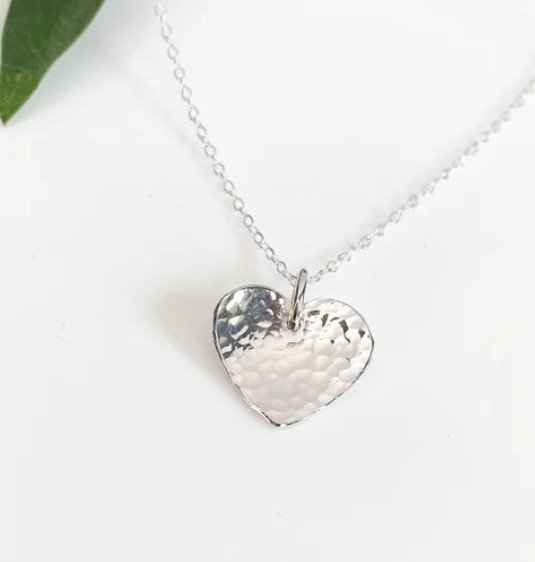 Image of handmade necklace heart pendant