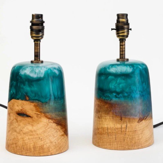 Image of handmade lamps