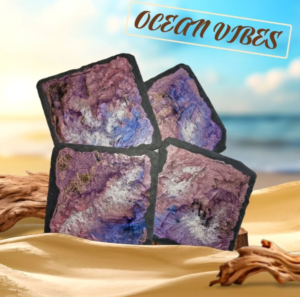 Coastal Retreat Slate Coasters